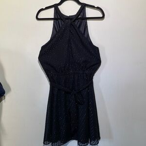 Express Mini dress medium black Sparkle Short Dress Party